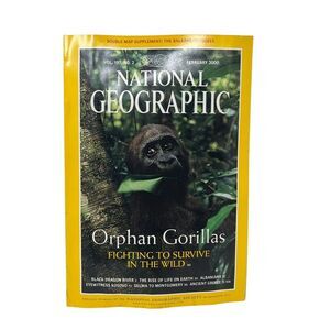 National Geographic Magazine February 2000 Vintage Orphan Gorilla Balkans Agrees